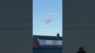 Air ambulance Airbus H145 landing at an emergency in sprowston [upl. by Uehttam374]