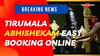 Easy Online Booking Process for Tirumala Abhishekam StepbyStep Guide [upl. by Darren]