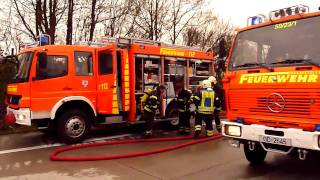 FeuerwehrEinsatz auf der A1  LKW in Flammen  DOKU [upl. by Gayner]