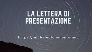 Come scrivere una lettera di presentazione efficace [upl. by Ivgnout]