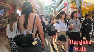 Harajuku Tokyo walk tour 【4K】June2024 [upl. by Verne]