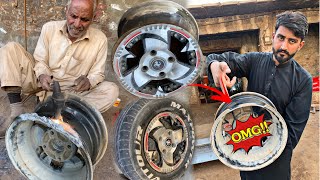 How to Replace a Broken Car Alloy Rim [upl. by Chelsy]