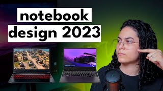 MELHORES NOTEBOOKS PRA DESIGN GRÁFICO 2023 [upl. by Enelram690]