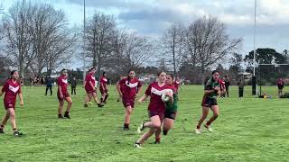 Mangere East Hawks RL Red VS Papakura Sea Eagles Wahine Whetu [upl. by Neliac8]