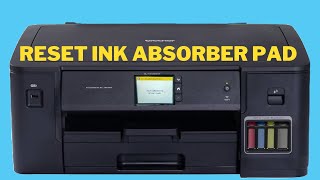 Reset Ink Absorber Pad in Brother HL T4000DW Printer [upl. by Achorn]