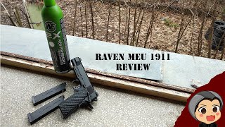 Raven MEU 1911 GBB Review  Airsoft [upl. by Azelea833]