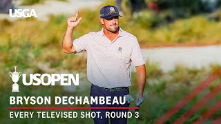 2024 US Open Highlights Bryson DeChambeau Round 3  Every Televised Shot amp Interview [upl. by Airamasor959]