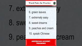 Word Pairs for Practice for ae and a  How to say Pronounce American Accent english learnenglish [upl. by Charles]