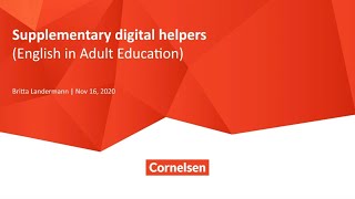 Webinar 1120 I EWB  Supplementary digital helpers [upl. by Aulea105]