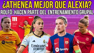 🚨 ¿ATHENEA MEJOR QUE ALEXIA PUTELLAS  ROLFÖ PARTE ENTRENAMIENTO GRUPAL  CLAUDIA PINA  HANSEN [upl. by Aisereht]