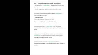 Summary AAPC CPC Certification Study Guide Notes 2023 [upl. by Trimble452]