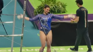 Manila Esposito 🇮🇹  AA  GOLD 🥇14066 Uneven bars  QF  European championships 2024 [upl. by Saint341]