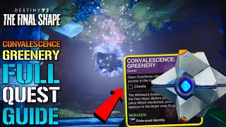 Destiny 2 quotConvalescence Greeneryquot FULL Quest Guide Into The Light [upl. by Ennael]