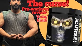 The Curse Pre workout Review UrduHindi thecurse [upl. by Moureaux]