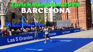 Zurich Marató de Barcelona 2024  The WINNERS of Barcelona Marathon in Spain [upl. by Yesdnyl]