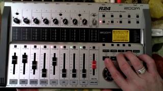 Zoom R24 Part 6b  Drum Patterns amp Loops [upl. by Nerraj]