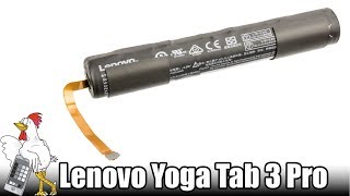 Guía del Lenovo Yoga Tab 3 Pro Cambiar batería de 6200mAh [upl. by Esilrahc810]