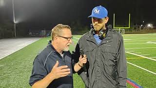 John Fullington North Mason Football Coach talks after 30 to 10 Win over Kingston [upl. by Duong]