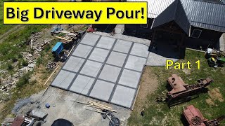 050  Starting our Concrete Driveway Part 1 [upl. by Sokairyk767]