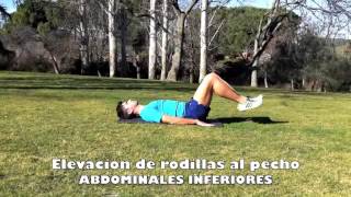 Personal Running ABDOMINALES INFERIORES Elevación de rodillas al pecho [upl. by Rexferd]