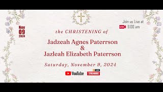 CHRISTENING  LIVE [upl. by Lanni]