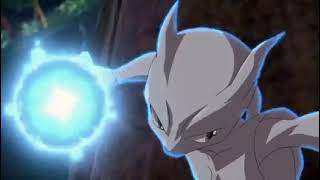 Mewtwo uses Psywave and Aura Sphere on Genesect [upl. by Htiekel]