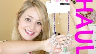 Topshop Jewellery Haul  Fleur De Force [upl. by Ispep]