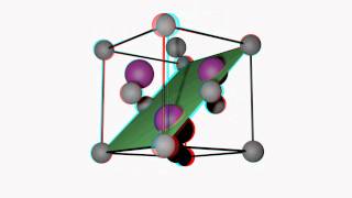 crystal zincblende  3D  anaglyphe [upl. by Niwred]