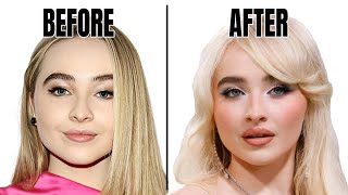 Deconstructing Sabrina Carpenters Dramatic Transformation Plastic Surgery and Cosmetic Procedures [upl. by Nosned]