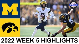 4 Michigan vs Iowa Highlights  College Football Week 5  2022 College Football Highlights [upl. by Henricks]