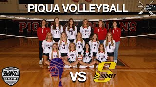 2024 Piqua Indians Volleyball  Vs Sidney [upl. by Stralka]