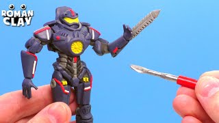 Pacific Rim 🌊 Jaeger with Clay  Roman Clay Tutorial [upl. by Dorren]