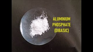 Preparation of Aluminium phosphate dibasic [upl. by Varien]