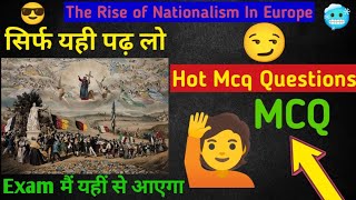 New NCERT। Class 10 History Ch 1 mcq । The Rise of Nationalism In Europe mcq [upl. by Naugan]