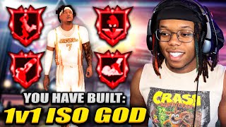 This 99 STRENGTH BUILD Is DESTROYING The 1v1 Courts BEST 1v1 Build On NBA 2K25 [upl. by Aerbua]