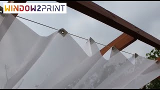 Pergola Canopy Classic  How to assemble Window2Print [upl. by Amarillas]