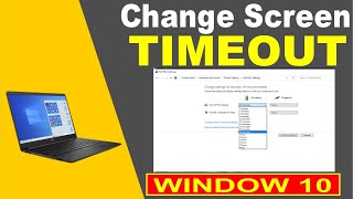 How to Change Screen Timeout in Window 10  Laptop Screen Time kese increase kare [upl. by Hui643]