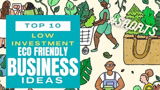 TOP 10 low investment eco friendly BUSINESS IDEAS  shorts [upl. by Nywroc224]