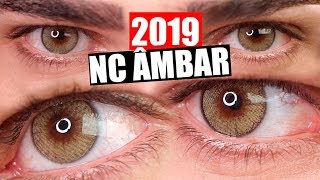 REVIEW ÂMBAR 2019 NATURAL COLORS SOLOTICA 2019  COLOR LENSES [upl. by Julietta]