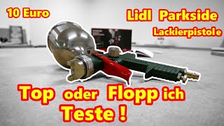 999€ BESTE Lackierpistole kann die gut seinparkside Ich Teste Unboxing und Test Lidl Parkside [upl. by Araic792]