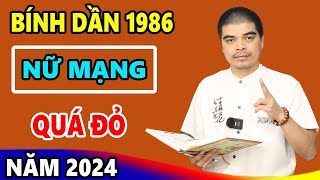 Vận Mệnh Tử Vi Tuổi Bính Dần 1986 Nữ Mạng Năm 2024 Nắm Chuẩn Mệnh Trời Hưởng Thời Hưng Vượng [upl. by Damek661]