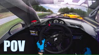 Sliding Around Brands Hatch in the Wet  Assetto Corsa  W15MX5 Cup  Fanatec CSL DD [upl. by Garrik45]