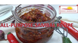 ALL PURPOSE SAMBAL RECIPE [upl. by Nannie]