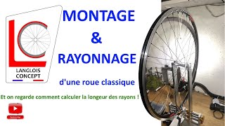 Montage et rayonnage dune roue classique [upl. by Jeanie474]