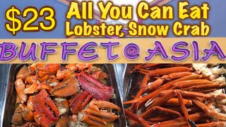 23 LOBSTER amp CRAB LEGS BUFFET  Buffet At Asia Las Vegas [upl. by Steven542]