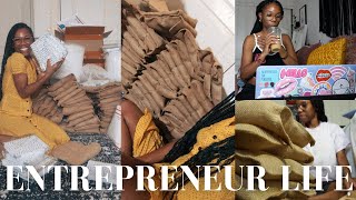 Entrepreneur Life  Launch Week for My NEW Business  Vlog 1 [upl. by Nivanod]