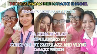 Sa Gitna Ng Ulan  Curse One Ft Smuglazz And Vlync Of Breezy Boyz Karaoke KS10 [upl. by Cathlene240]