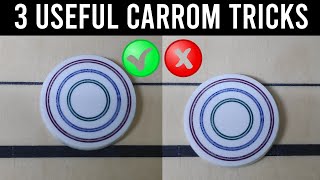 3 Useful amp Important Carrom Tricks You Must Know [upl. by Orola858]