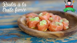 ❅ J8 ❅ Recette dapéro de noël  truite fumé avocat [upl. by Bromley884]