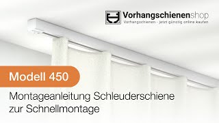 Schleuderschiene Modell 450 Montageanleitung für die Schnellmontage [upl. by Crowley]